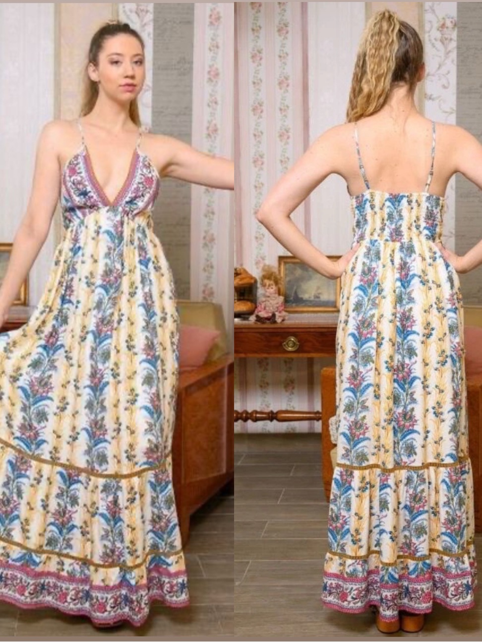 By Barok Paris - Rhada Maxi Dress Size M